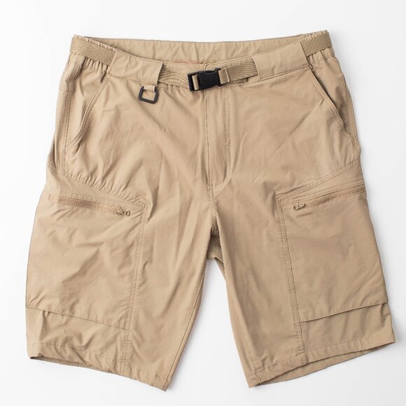Free Soldier Tactical Gear Men's Size 36 Khaki Cargo Snap Belt‎ Shorts - Picture 1 of 8